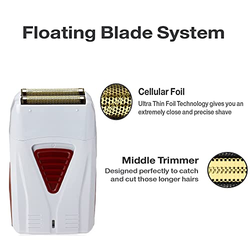 AIJALY 2 Pack Pro Shaver Replacement Foil and Cutters Compatible with andis 17150(TS-1)/17155/17200 Shaver ProFoil Lithium Replacement Golden - Image 5