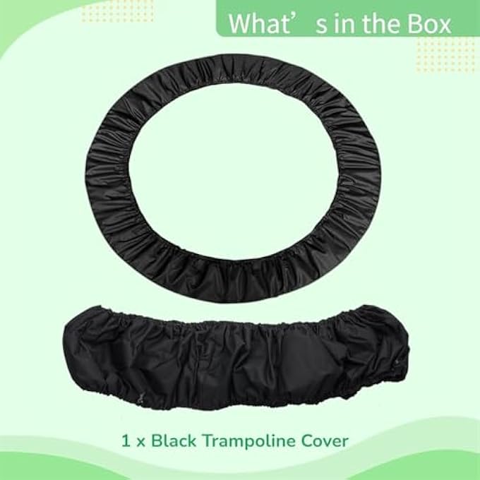 rayihni Mini Trampoline Spring Cover 36 Inch Small Trampoline Replacement Pad 600D Thickened Oxford Cloth Easy to Installation Kid Trampoline Pad Parts for Indoor Fitness - Image 4