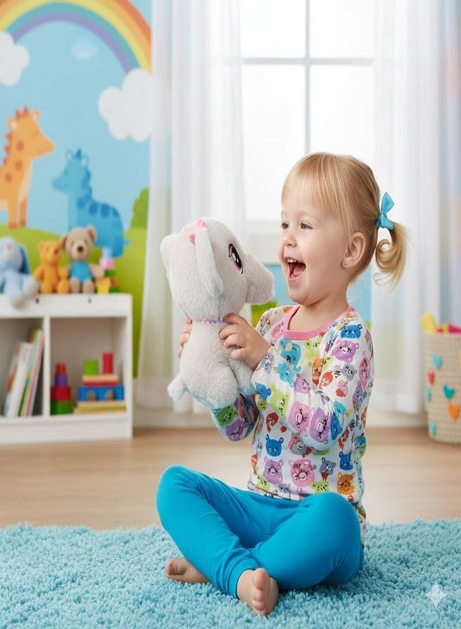 STRIDERS لعبة فيل قطيفة ناعمة للأطفال من ستريدرز، 8 بوصات | حيوان محشو لطيف للأطفال | فيل محبب ومحبوب للبنات والأولاد | قطيفة ناعمة لوقت اللعب الممتع - Image 5