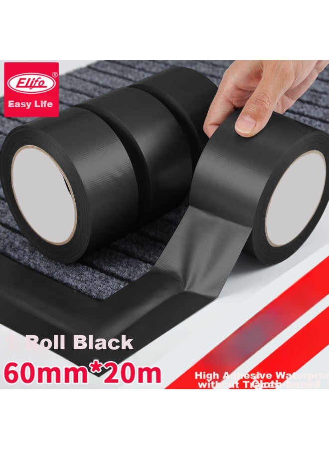 elifo Yili Feng Colored Cloth-based Tape, Strong Wide Carpet Tape, Floor Red Carpet, Colorful Tape, Heavy-duty Adhesive Paper, Floor Sealing, Stage Curtain, Light-blocking Advertising Cloth, Adhesive Tape, Can Be Hand-torn, Waterproof, Wear-resistant - Image 1