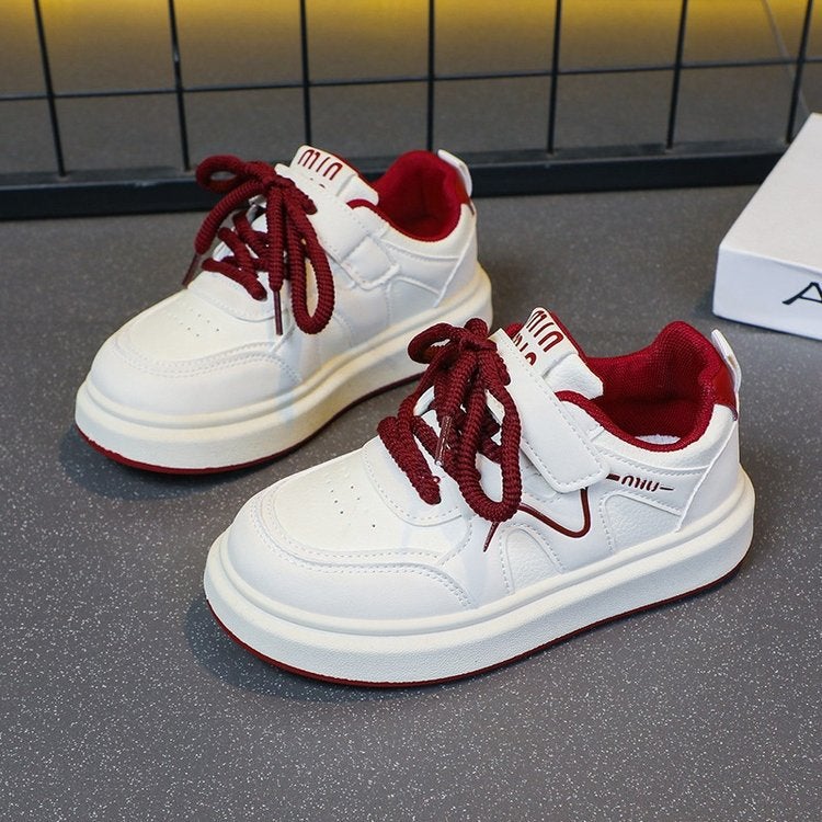 Children'S White Shoes, Primary And Secondary School Students' Campus Casual Shoes, 2025 Spring And Autum New Casual Soft-Soled Shoes For Boys And Girls - Image 4