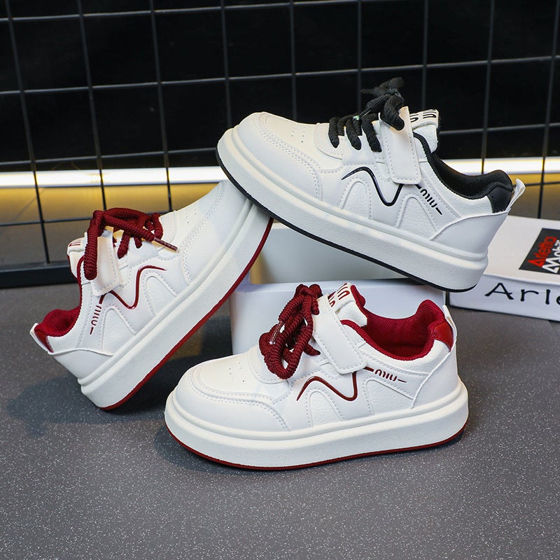 Children'S White Shoes, Primary And Secondary School Students' Campus Casual Shoes, 2025 Spring And Autum New Casual Soft-Soled Shoes For Boys And Girls - Image 5