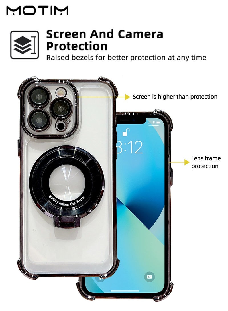 Motim iPhone 16 Pro/16 Pro Max MagSafe Case with Kickstand, Strong Magnetic, Sturdy & Versatile Stand, Top Grade Drop Protection, Anti-Scratch, iPhone 16 Pro/16 Pro Max Shockproof Cover  - Image 2