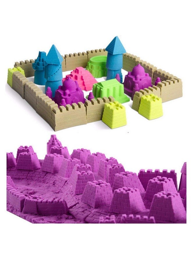 Darkness - DARKNESS Kinetic Sand for Kids/Boys/Girls to Play 1 Kg Box Clay with Moulding Toys. (1Kg Box), Multicolor - Image 1