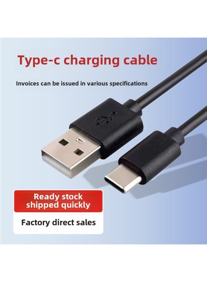 Source Pure Copper Type-c Charging Line Data Line Earphone Power Line 20/30cm Distribution Line Tpc Short Line-Color:20cm White 2-core Copper Tpye-c  - Image 4