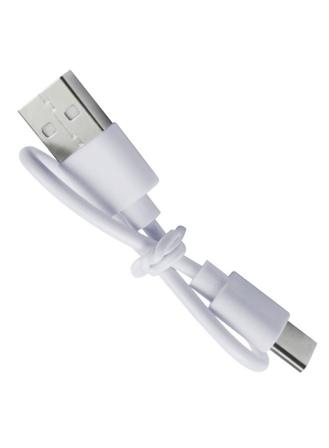 Source Pure Copper Type-c Charging Line Data Line Earphone Power Line 20/30cm Distribution Line Tpc Short Line-Color:20cm White 2-core Copper Tpye-c  - Image 1
