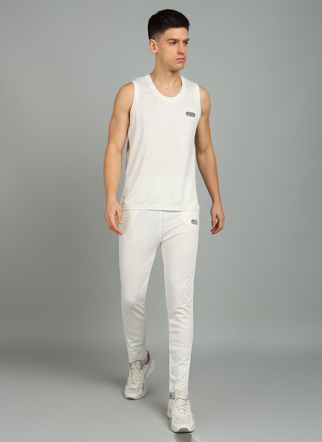 PREEN Self Design Round Neck T-Shirt with Trousers Co-Ords - Image 1
