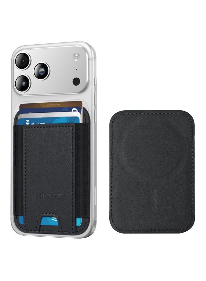 HiWe MagSafe Wallet Strongest Magnetic Wallet for iPhone 16/15/14/13/12 Series, 7 Card Holder, Magnetic Phone Wallets Leather Minimalist Slim RFID for iPhone Wallets, 1 - Image 1