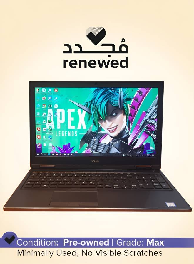 ديل كمبيوتر محمول Core Precision 7530 متجدد بشاشة 15.6 بوصة Ips Core I7-8850H وذاكرة وصول عشوائي 32 جيجابايت و512 جيجابايت SSD و4 جيجابايت Nvidia Quadro P3200 6 جيجابايت - Image 1