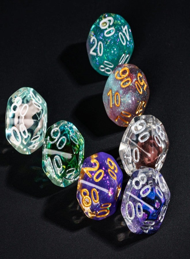 HDdais 10 Pack Polyhedral Dice Set, Random Color 10 Sided Dice for D&D, DND, Table Games, Role Playing Game - Image 5