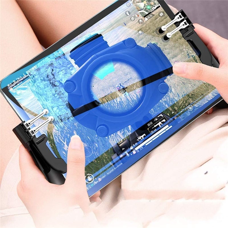 ChicAbode Mobile Game Controller for iPad/Tablet, 6-Finger Control, Aim Button, High Sensitivity, Pubg Fortnite Compatible - Image 3