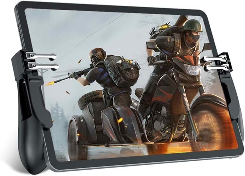 ChicAbode Mobile Game Controller for iPad/Tablet, 6-Finger Control, Aim Button, High Sensitivity, Pubg Fortnite Compatible - Image 1