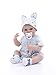 Cloveray 20inch Large Realistic Reborn Baby Doll HandRooted Hair Lifelike Baby Dolls with Accessories for 3 Year Old Girls Gifts Pretend Play Collection - Image 4
