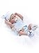 Cloveray 20inch Large Realistic Reborn Baby Doll HandRooted Hair Lifelike Baby Dolls with Accessories for 3 Year Old Girls Gifts Pretend Play Collection - Image 2