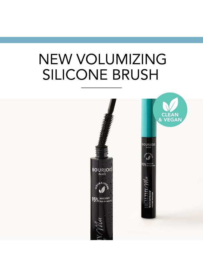 Healthy Mix Clean Waterproof Mascara - 001 - Waterproof Black, 10ml