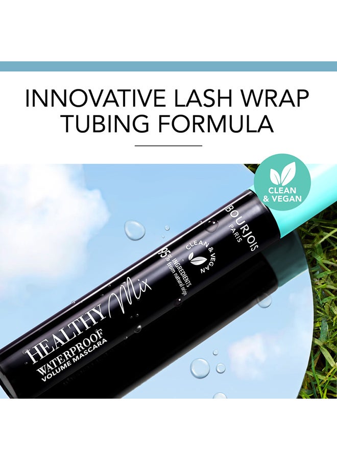 Healthy Mix Clean Waterproof Mascara - 001 - Waterproof Black, 10ml