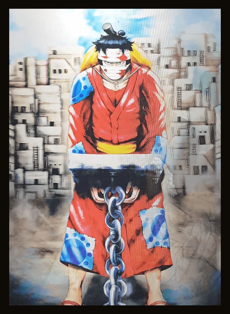 ملصق الأنمي ثلاثي الأبعاد ون بيس (لوفي . زورو . سانجي) - Image 3