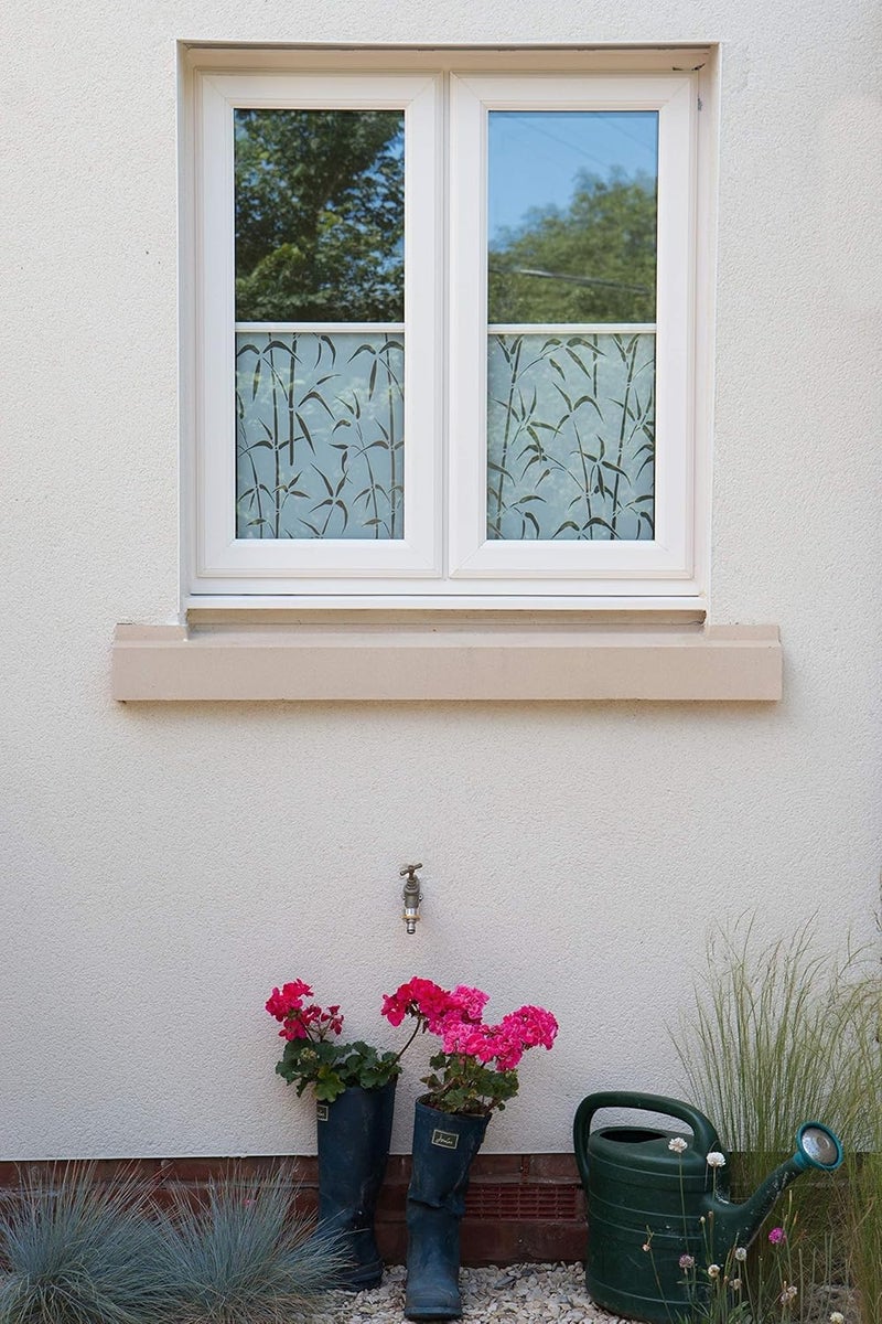 d-c-fix Bamboo Window Privacy Film - Static Cling, Removable, UV-Blocking Decorative Vinyl Covering for Home and Office - 26.5" x 59" - Image 5