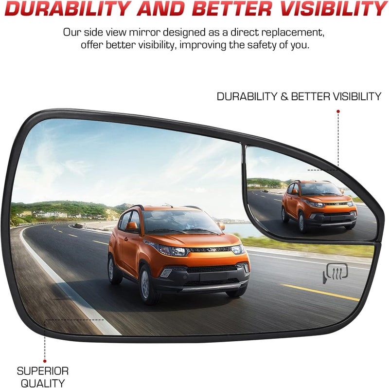 ISEYEC Heated Mirror Glass Set for Ford Fusion - Image 2