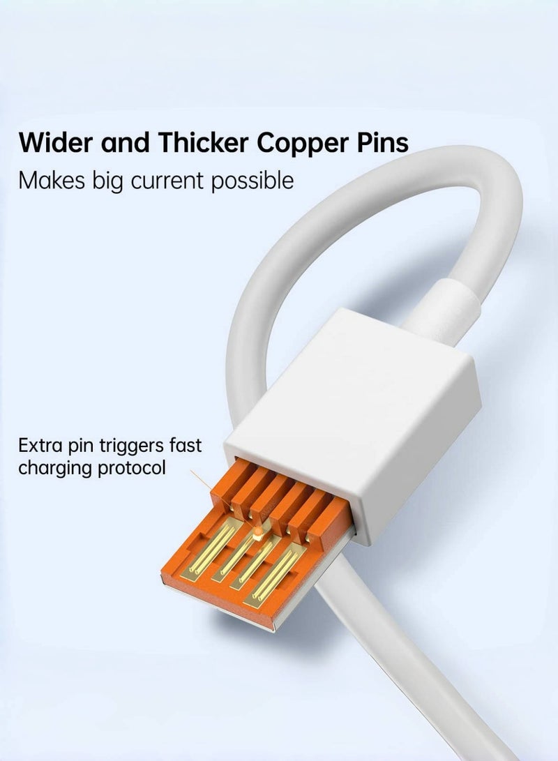 CHU DAI 2 Pieces USB Type A to C Charge and Sync Cable –120W USB-A to USB-C Charging Cable for Fast Charging of Mobile Phones and Tablets – 2 meters - Image 4