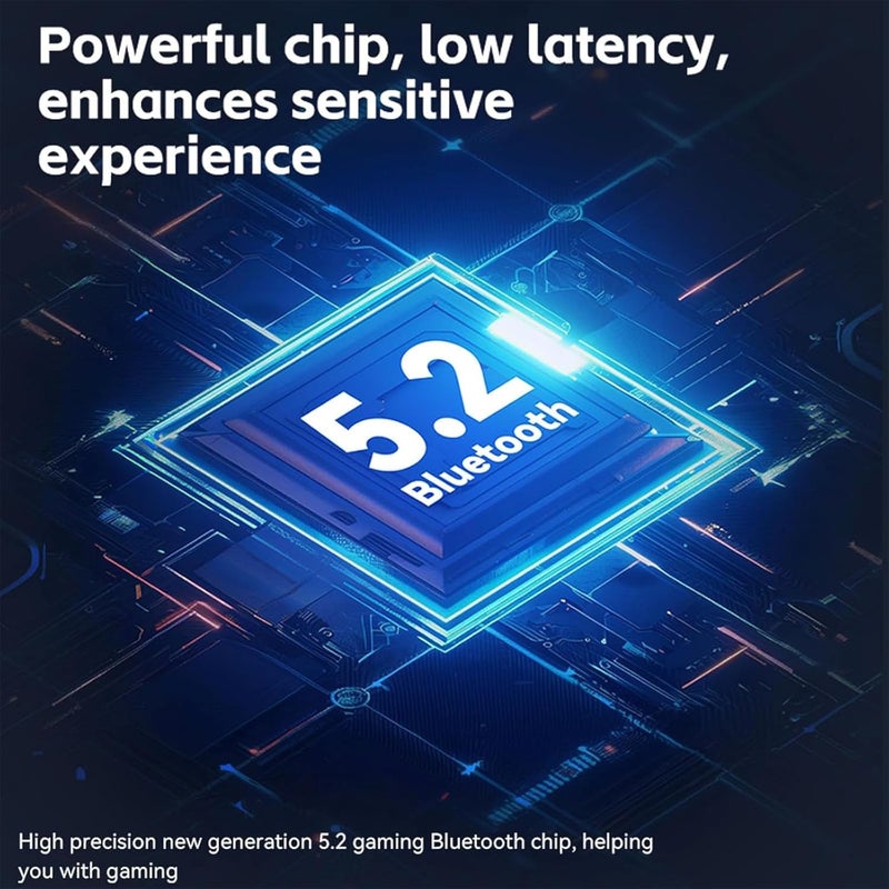 Mobile Game Controller for iPhone/iPad/Android/Tablet/Switch /PS3/PS4/PC, Replacement for PS Portal, Wireless Gamepad with Hall Effect Joystick & Trigger/Back Key/Turbo/Support Streaming/Cloud Gaming - Image 5