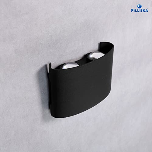 FILLISKA® LED Outdoor UP Down Wall Light Warm White, IP-65 Rainproof & Shockproof Body (2 Year Warranty) (MattBlack 2up + 2down) - Image 4