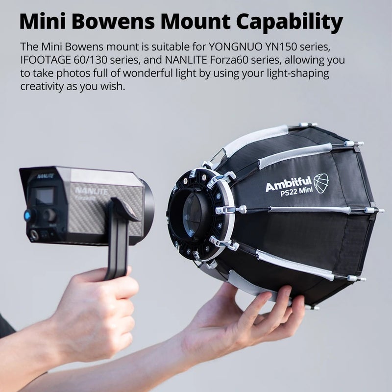 أمبيتيفول صندوق إضاءة ناعم Ambitful, PS30 Mini Bowens - Image 5