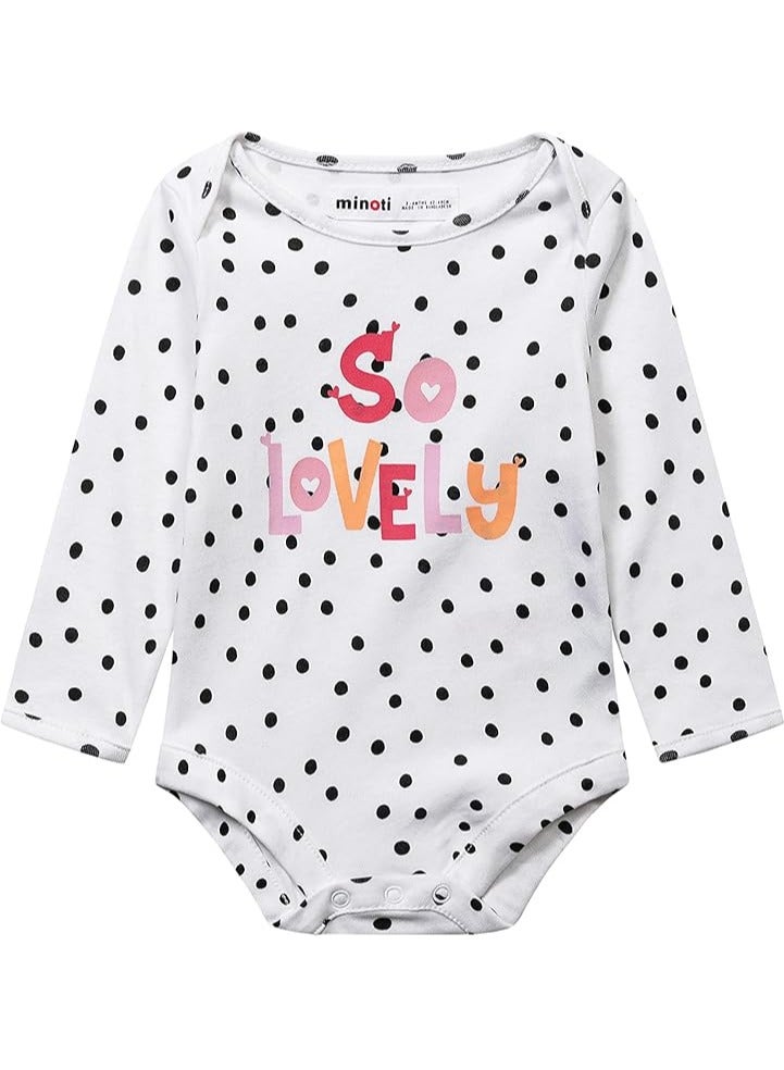 مينوتي Minoti Girls 2Pk Bodysuits Baby and Toddler Sleepers - Image 2