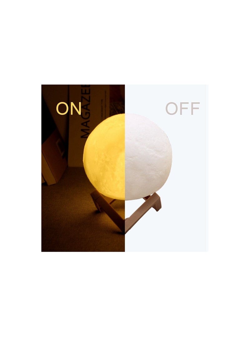 Generic - Magnetic Levitating Floating and Spinning Moon Lamp with Gradually Changing LED Lights for Unique Gifts Room Decor Night Light - Image 1