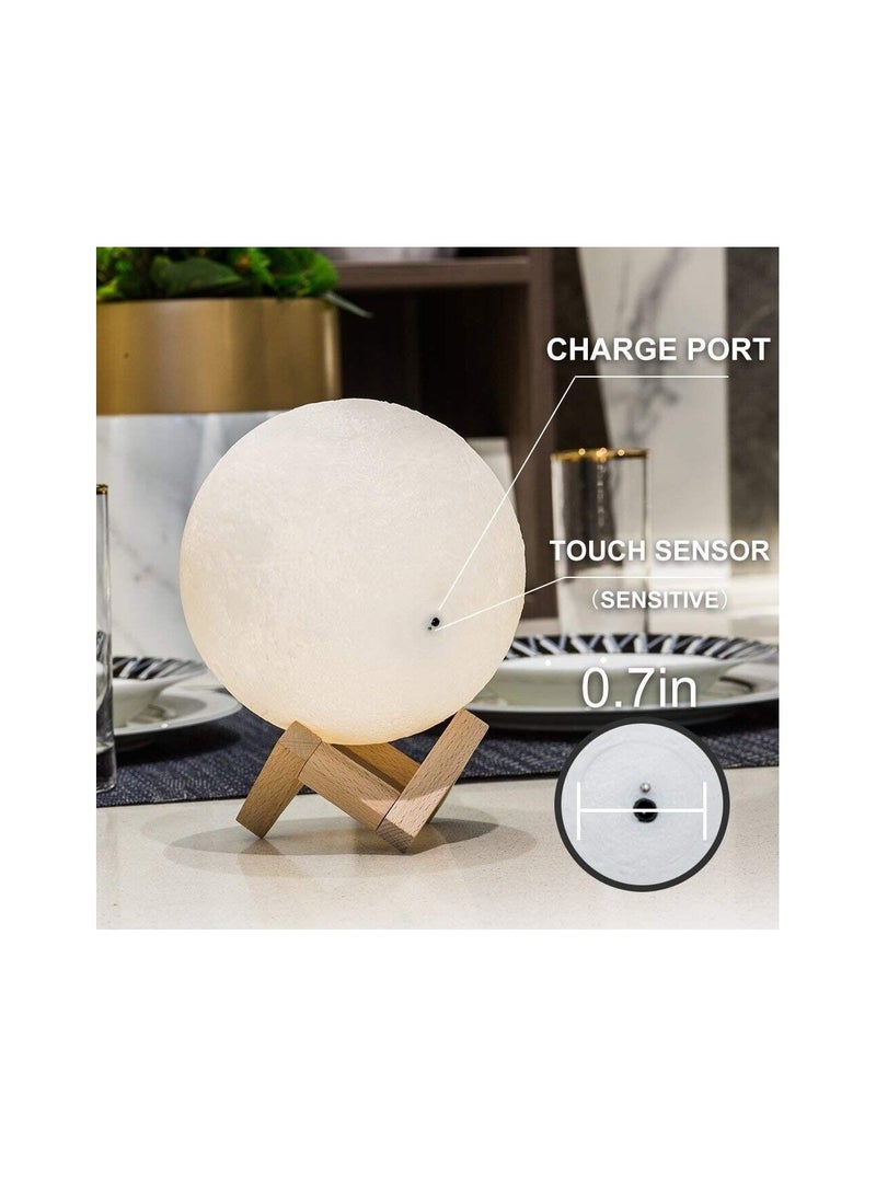 Generic - Magnetic Levitating Floating and Spinning Moon Lamp with Gradually Changing LED Lights for Unique Gifts Room Decor Night Light - Image 1