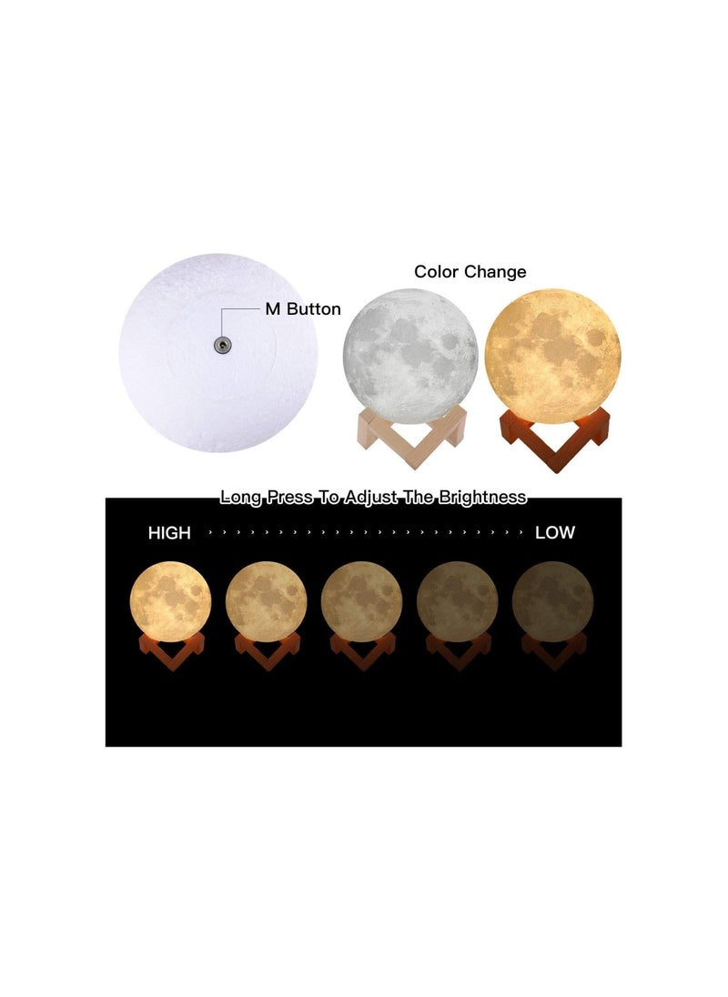 Generic - Magnetic Levitating Floating and Spinning Moon Lamp with Gradually Changing LED Lights for Unique Gifts Room Decor Night Light - Image 1