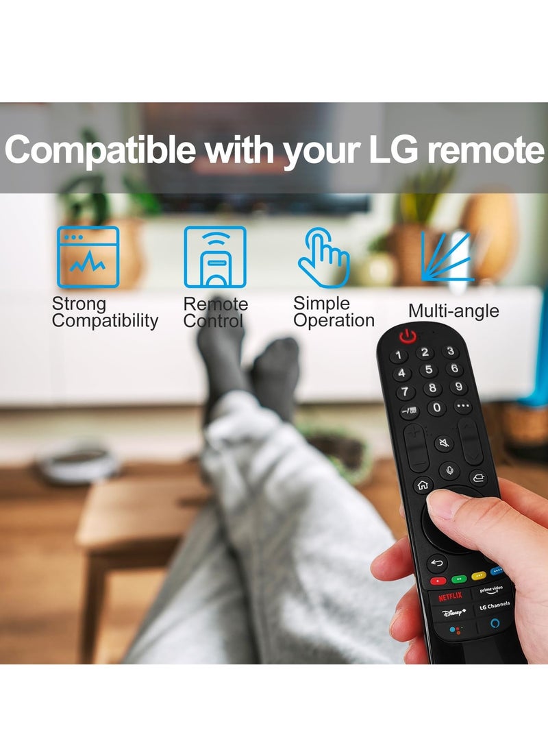 ELTRAZONE Replacement Voice Remote Control for LG Smart TV - Magic Remote with Pointer and Voice Function, Compatible with LG OLED, QNED, NanoCell, UHD, 4K, and 8K Smart TVs - Image 4
