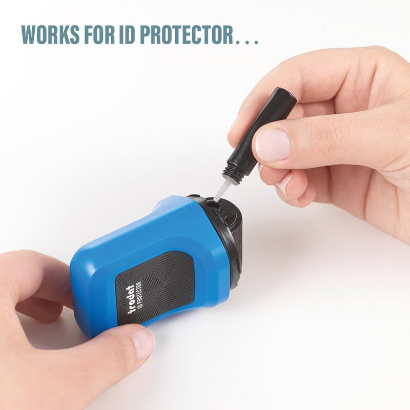 Trodat Refill Inks for ID Protector+ & ID Protector â€“ Identity Theft Protection Roller Stamp Refill Inks â€“ 3 Refill Ink Pack - Image 5