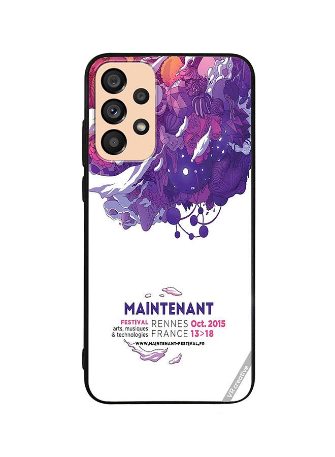 VR CREATIVE Protective Case Cover For Samsung Galaxy A72 Maintenant Festival Modern Event Design Multicolour - Image 1