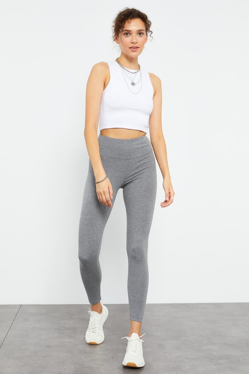 Tommy Life Petrol Women's High Waist Capri-Crop T-Shirt Leggings Set - 95285  - Image 5