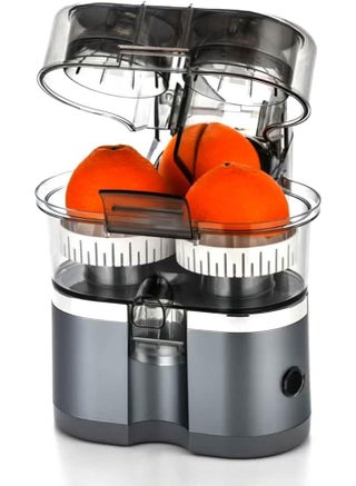 Electric Citrus Juicer, 100W Automatic Stainless Steel Fruit Juicer, Compact Orange and Lemon Juice Extractor with Built-in Cutter, Easy Clean Detachable Design, Powerful Motor for Home Kitchen - view 2