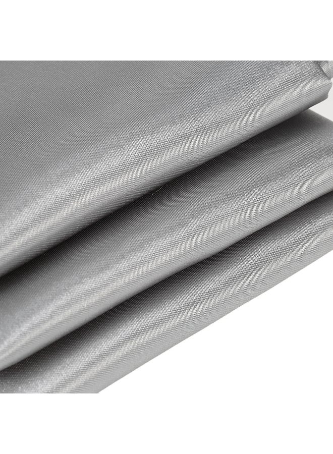 2-Piece Queen Size Pillowcases Polyester Grey 20x30inch - Image 4