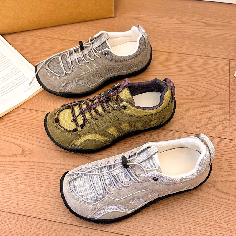 Women's Lace-up Ballet Sneakers - Lightweight Breathable Casual Shoes - Image 1