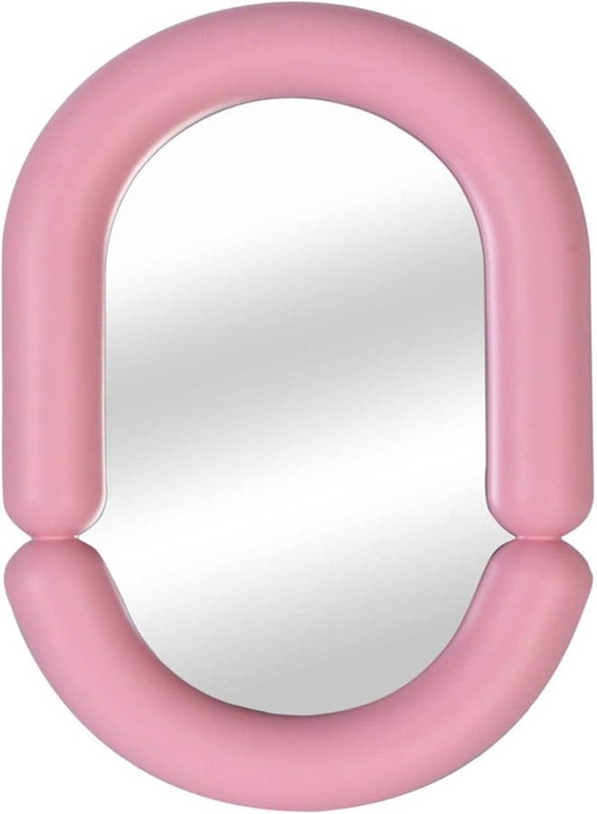 Mirror with irregular frame, decorative office hanging wall mirror for living room, bedroom and hallway
