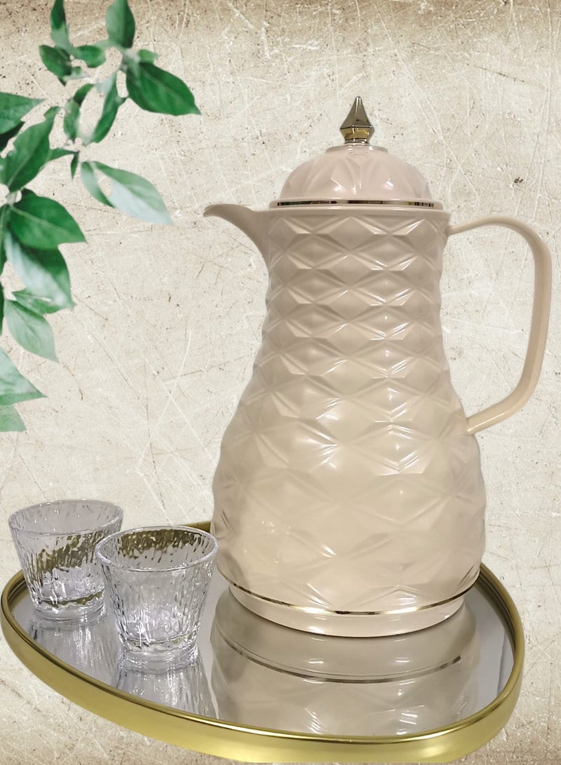 Rema Attractive Coffee and Tea Fridge Thermos Set with Elegant Design made in Turkey 1L + 0.5L - Image 2