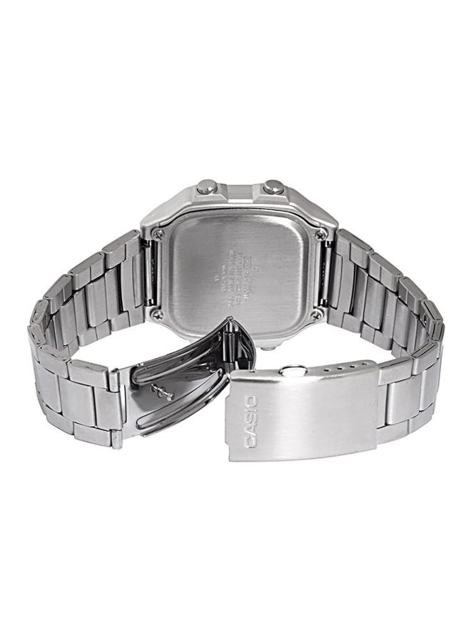كاسيو ساعة يد رقمية من وورلد تايم AE1200WHD - 42 ملم - فضي رجال - Image 5
