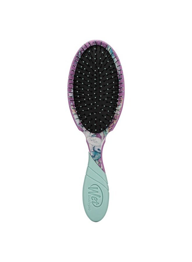 Wet Brush Pro Detangler, Ocean Reef Design, Purple - Image 1