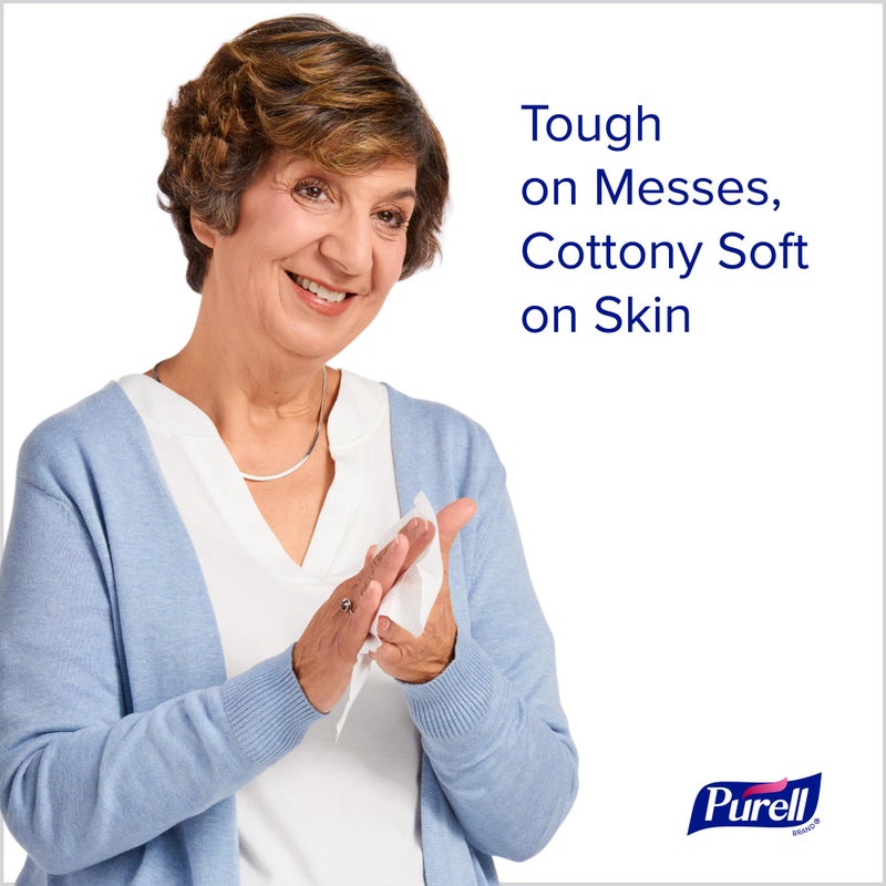 Purell مناديل تعقيم اليدين القطنية الناعمة PURELL 1000 مناديل معقمة مغلفة بشكل فردي في شحنة معبأة بالجملة - 9026-1M - Image 2