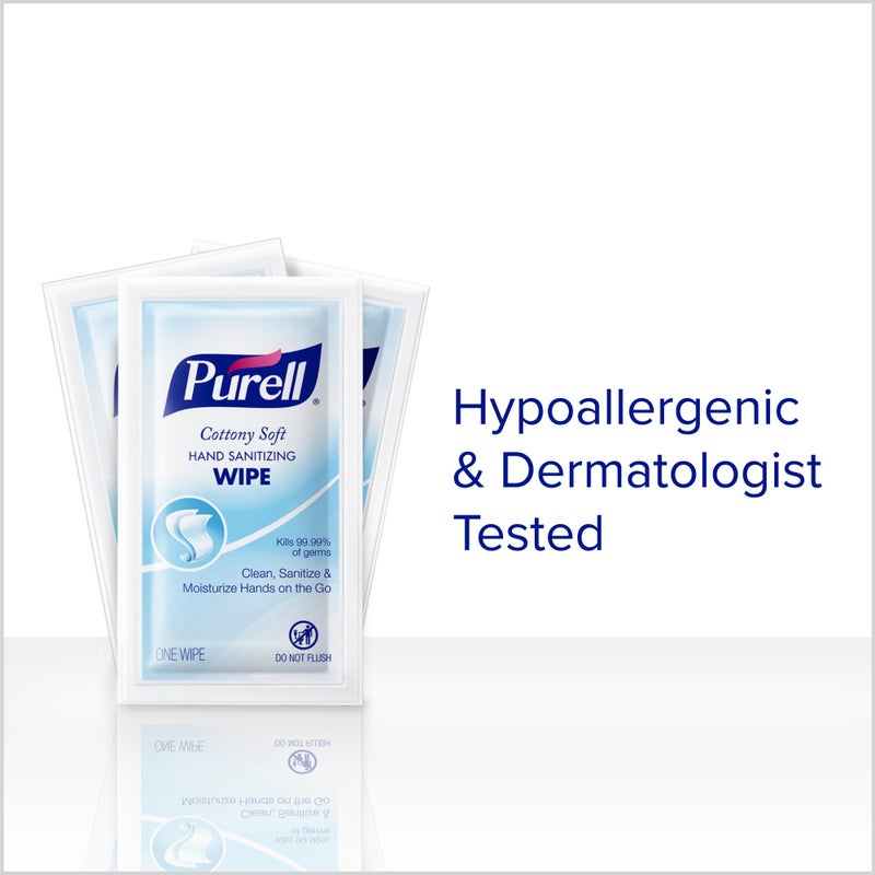 Purell مناديل تعقيم اليدين القطنية الناعمة PURELL 1000 مناديل معقمة مغلفة بشكل فردي في شحنة معبأة بالجملة - 9026-1M - Image 5