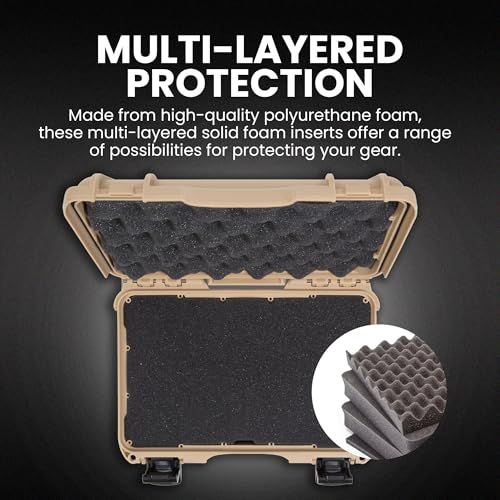 Nanuk 909 Waterproof Hard Case with Foam Insert - Tan - Image 3