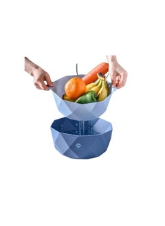 Generic Vegetable Bowl with Strainer Make it easy for yourself to prepare vegetables and fruits with the smart "Vegetable Bowl with Strainer" AR  - Image 1