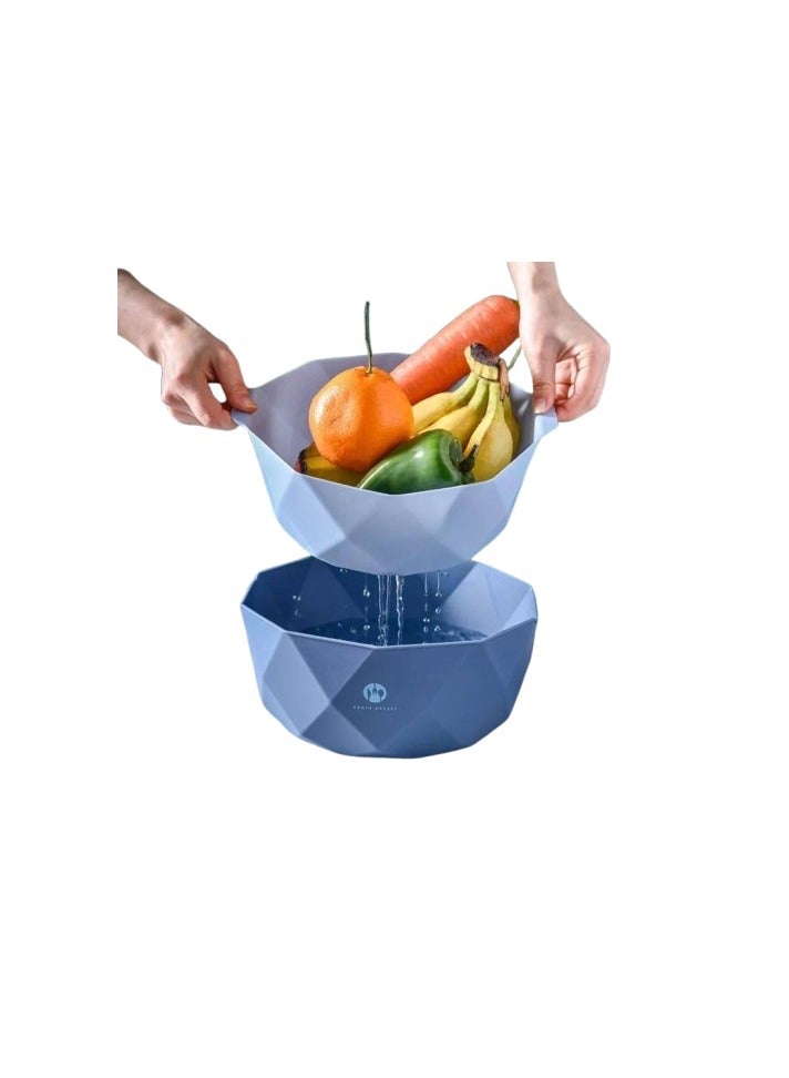 Vegetable Bowl with Strainer Make it easy for yourself to prepare vegetables and fruits with the smart "Vegetable Bowl with Strainer" AR  - Image 1