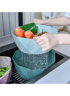Generic Vegetable Bowl with Strainer Make it easy for yourself to prepare vegetables and fruits with the smart "Vegetable Bowl with Strainer" AR  - Image 2