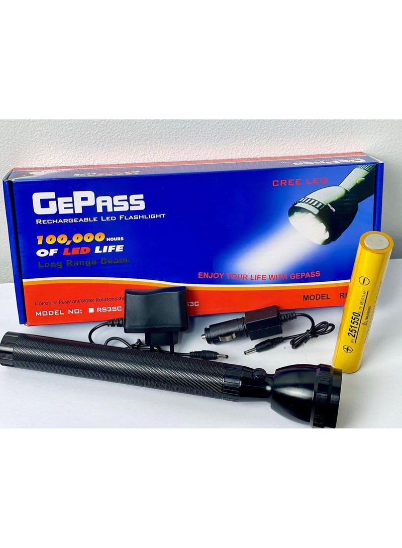 Black Distance Hand Torch RL-202 - Image 2