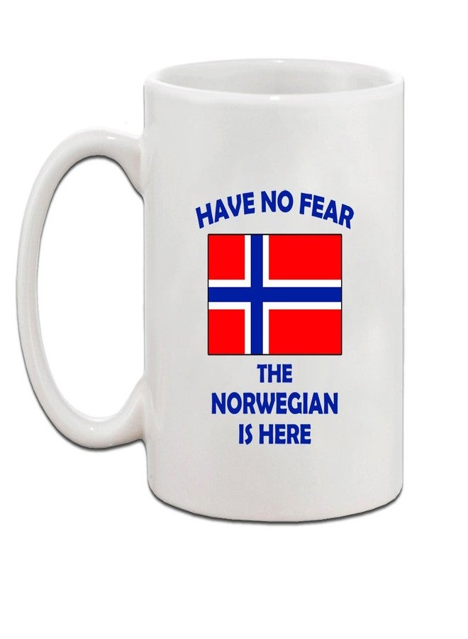 Speedy Pros Have No Fear Norwegian Is Here Norway Norwegians Ceramic Coffee Tea Mug Cup Holiday Christmas Hanukkah Gift For Men & Women - Image 2